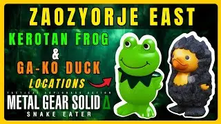 Zaozyorje East - Kerotan Frog & Ga-Ko Duck Location - Metal Gear Solid Delta