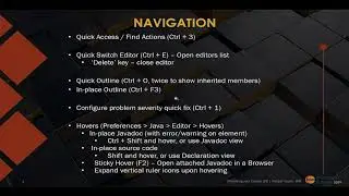 Mastering your Eclipse IDE - Java tooling, Tips & Tricks! | ECE 2019