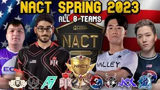 ALL 8 TEAMS PLAYING IN NACT SPRING 2023 REGULAR SEASON! ( DATES/ROSTER )