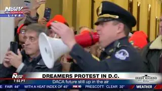 WATCH: DACA Protesters Arrested At Capitol Hill (FNN)