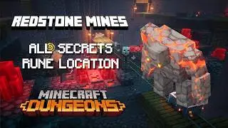 REDSTONE MINES 100% - All Secrets, All Chests MINECRAFT DUNGEONS