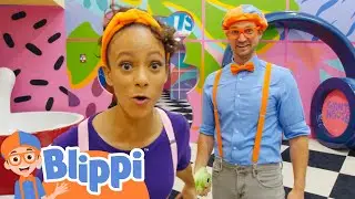 World of Illusions | Blippi Educational Videos | Trick or Treat | Spooky Halloween Stories For Kids