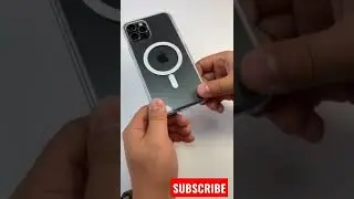 iPhone 12 Pro Transparent Backcover and Magsafe 🔥🔥 #shorts #iphone #youtubeshorts #technology