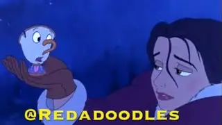 0ARCHIVES - Beast Saves Belle From Drowning - (The Enchanted Christmas)