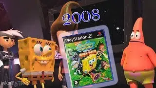 لعبة سبونج بوب سكوير بانتس 2008 بلايستيشن2  SpongeBob SquarePants featuring Nicktoons
