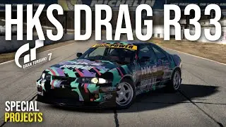 Gran Turismo 7 | HKS Drag R33 GT-R Build Tutorial | GT7 Special Projects