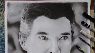 Benedict Cumberbatch as Doctor Strange (Drawing Timelapse)