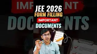 💥 JEE Main 2026 Form Filling Important Documents | Avoid These Common Mistakes 🚨 #Shorts #JEE2026