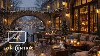 Cozy Coffee Shop Aesthetic With Ambient Music | 4K Calm Classroom Visual | Produced by SoniCentric