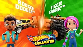 Hot Wheels Unlimited 2: Let’s Race Rodger Dodger Vs Tiger Shark