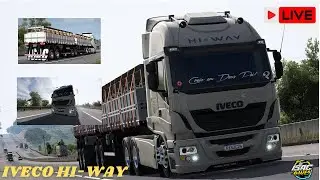 #live ETS2 1.57 🔴 ETS2 AO VIVO 🚛 | Rotas Brasil + Iveco Hi-Way (Pisc Games)