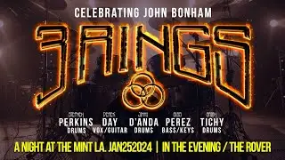 3 Rings Live at The Mint LA - A tribute to #johnbonham  with Stephen Perkins, Derek Day & Blaz Perez