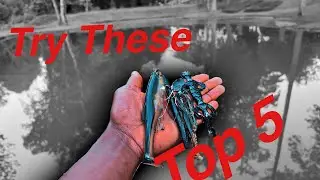 My TOP 5 Lures To Catch Bass In Any PRESSURED Pond