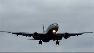 Aircraft Fighting against natures strong winds #aviation #aviationspotter #planespotting #heathrow