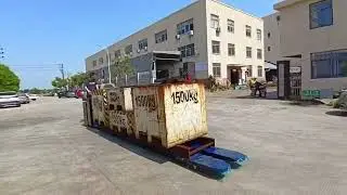 Electric pallet truck 5 ton    with 5  meter long fork #pallettruck #truck #lifting #heavydutytrucks