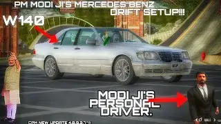Pm Modi Ji Mercedes Benz W140 (AWD) Drift Setup!!! | Car Parking Multiplayer New Update