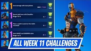 All Week 11 Epic & Ledgendary Quest Challenges Guide in Fortnite Week 11 Quest in Chapter 2 Season 6