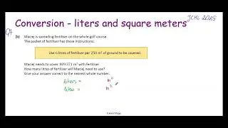 How to Solve Unit Conversions | Junior Cycle Maths Higher Level | 2025 Exam Prep