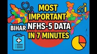 Top NFHS-5 Insights: Bihar vs India in 7 Minutes | #bpsc #bpscprelims #71stbpsc #important