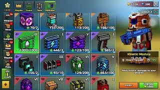 Getting maxed sniper modules! pixel gun 3d gameplay