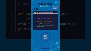 Python Programming Quiz | Test Your Skills for Beginners | Python Programming Challenge 20 #shorts