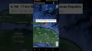 4.1 Earthquake Miches, Dominican Republic 3-30-21