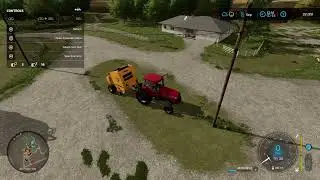Harvesting and spreading manureIn Farming Simulator, 22.