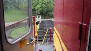 Tennessee Valley Railroad Museum turntable spin