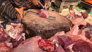 Butchering👌 ❤️Meat Cutting Skills #beefcuts #beefbites #beefliver #beeftips #beeflovers #skills 