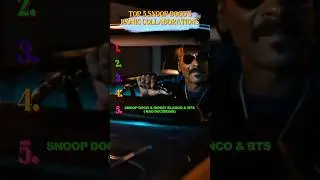Top 5 Most Iconic Snoop Dogg Collaborations!#SnoopDogg #BTS #2Pac