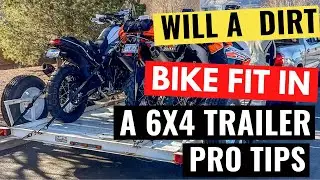 Поместится ли кроссовый мотоцикл в прицеп 6x4? Советы профессионалов
