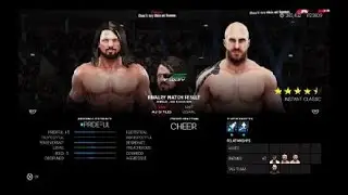WWE 2K19 Aj Styles Vs Cesaro