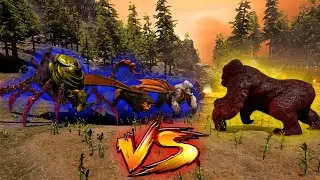 ALL GAMMA BOSSES VS ALPHA MEGAPITHECUS | Ark Battles | Thyrulous