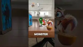 Scrappy Fights Real Monsters With Lightsaber #squirrel #pet #comedy