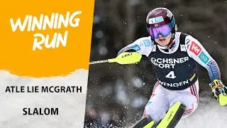 McGrath makes no mistakes in Wengen Slalom | FIS Alpine World Cup 24-25