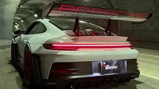 GINTANI Exhaust Porsche 992 GT3RS Titanium X-pipe Stainless Headers High Fiow Cats