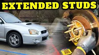 04 WRX | extended wheel stud install | more thread engagement