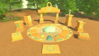 Floor is Lava and Clean the Stone Circles - PowerWash Simulator 2