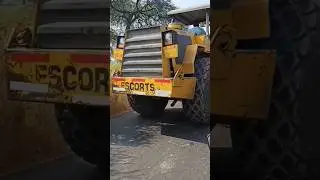 Escort motors Heavy soil compressor #roadroller #speed on road #viral #shorts #like #subscribe