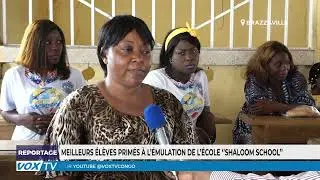Meilleurs élèves primés à l’émulation de l’école ‘’shaloom school’’