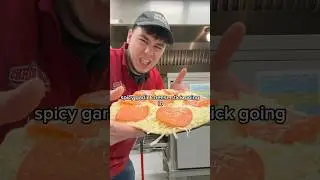 MAKING SPICY GARLIC CHEESESTICKS?!?  #pizza #viral #food #youtubeshorts #shorts #trending #youtube
