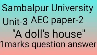 +3 2nd semester AEC paper-2 Unit-3 
