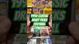 1992 Classic Draft Picks #Football pack #waxingjunk #sportscards #junkwax #nfl #quarterback card