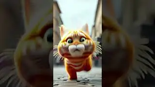 My Cute Cat in Hanoi &mdash; Too Close!. #3danimation #cutecat