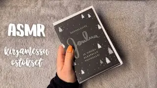 ASMR SUOMI - kirjamessujen ostosten esittely