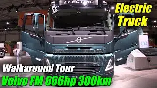 666hp 300km Range Truck !!! 2023 Volvo FM Electric