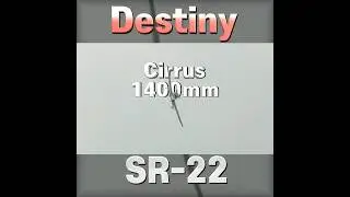 Destiny, SR-22 Cirrus, Dynam wingspan 1400mm