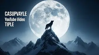 King of the Wild: The Wolf 🐺 and the Moon 🌚