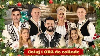 Colaj 1 ORĂ de colinde || Colaj colinde si cantece de Craciun 2023-2024