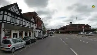 4K LONDON DRIVE TOUR. LONDON  ENGLAND UK. slough 3
